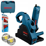 BOSCH GNF 35 CA Masina de frezat caneluri in zidarie 1400 W +  2 Discuri diamantate 150 mm universale + Set 6 surubelnite VDE UNIOR