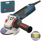 BOSCH GWS 17-125 CI Polizor unghiular 1700 W, diametru disc 125 + Disc Diamantat + Valiza