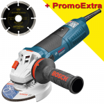 BOSCH GWS 19-125 CIE Polizor unghiular 1900 W, diametru disc 125 +  Disc dia universal 125 mm SAMEDIA