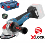 BOSCH GWX 18V-10 PSC (SOLO) Polizor unghiular brushless, Li-Ion, diametru disc 125, fara acumulator in set, cu X-LOCK