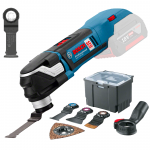 BOSCH GOP 18V-28 (SOLO) Multicutter  brushless, Li-Ion, fara acumulator in set +  Set 5 accesorii placi ceramice (DIY) STARLOCK