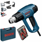 BOSCH GHG 660 LCD Suflanta aer cald + Set 83 accesorii +  Set multitool Mob&Ius