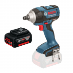 BOSCH GDS 18 V-EC 250 (SOLO) Surubelnita cu impact brushless, Li-Ion, 250 Nm (Fara incarcator in set) +  Acumulator 4Ah