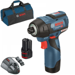 BOSCH GDR 12V-110 Surubelnita cu impact brushless cu 2 acumulatori Li-Ion, 2Ah, 110Nm + Geanta textil