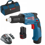 BOSCH GTB 12V-11 Masina de gaurit si insurubat brushless cu 2 acumulatori Li-Ion, 3Ah, 11Nm + Geanta textil