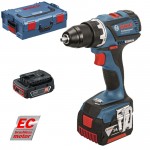 BOSCH GSR 14.4 V-EC Masina de gaurit si insurubat brushless, cu 2 acumulatori Li-Ion, 2Ah, 56Nm + L-BOXX (NOU!)