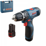 BOSCH GSB 120-LI Masina de gaurit cu percutie cu 2 acumulatori Li-Ion, 1.5Ah, 30Nm + Valiza