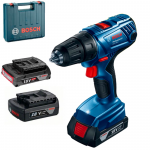 BOSCH GSR 180-LI Masina de gaurit si insurubat cu 2 acumulatori Li-Ion, 1.5Ah, 54Nm + Valiza +  Acumulator 18V 3,0 Ah 