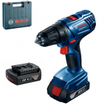 BOSCH GSR 180-LI Masina de gaurit si insurubat cu 2 acumulatori Li-Ion, 1.5Ah, 54Nm + Valiza