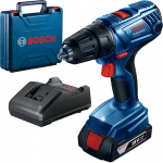 BOSCH GSR 180-LI Masina de gaurit si insurubat 18V, 54Nm cu 1 acumulator de 2Ah si Incarcator de 2Ah in Valiza