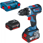 BOSCH GSR 18V-60 C Masina de gaurit si insurubat brushless cu 2 acumulatori Li-Ion, 5Ah, 60Nm + L-BOXX