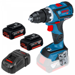 BOSCH GSR 18V-60 C Masina de gaurit si insurubat brushless, Li-Ion, 60Nm +  Set 2 acumulatori 5Ah CoolPack + Incarcator (Fara ambalajul original!)