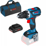 BOSCH GSR 18V-60 C Masina de gaurit si insurubat brushless, Li-Ion, 60Nm +  Acumulator 4Ah ProCore (Fara incarcator!) + Geanta textil mediu