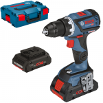 BOSCH GSR 18V-60 C Masina de gaurit si insurubat brushless cu 2 acumulatori Li-Ion ProCore, 4Ah, 60Nm + L-BOXX