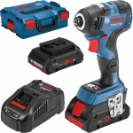 BOSCH GDR 18V-200 C Surubelnita cu impact brushless, cu 2 acumulatori ProCore Li-Ion, 4Ah, 200Nm + L-BOXX