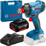 BOSCH GDX 180-LI Masina de insurubat cu impact, 18V, 180Nm, cu 1 acumulator de 4Ah CoolPack si incarcator rapid de 4Ah in Valiza