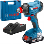 BOSCH GDX 180-LI Masina de insurubat cu impact, 18V, 180Nm, cu 1 acumulator de 2Ah si incarcator rapid de 4Ah in Valiza