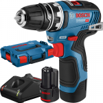 BOSCH GSR 12V-35 FC SET Masina de gaurit si insurubat cu 2 acumulatori Li-Ion, 3Ah, 35Nm + L-BOXX