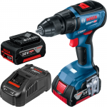 BOSCH GSR 18V-50 (SOLO) Masina de gaurit si insurubat brushless, Li-Ion, 50Nm +  Set 2 acumulatori 5Ah CoolPack + Incarcator rapid de 8Ah GAL1880CV