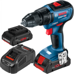 BOSCH GSR 18V-50 Masina de gaurit si insurubat brushless, Li-Ion, 50Nm +  Set 2 acumulatori 4Ah ProCore + Incarcator rapid de 8Ah GAL1880CV