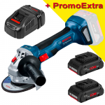 BOSCH GWS 180-LI Polizor unghiular brushless Li-Ion, diametru disc 125 mm +  Set 2 acumulatori 4Ah ProCore + Incarcator