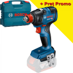 BOSCH GDX 18V-200 (SOLO) Masina de insurubat cu impact brushless, Li-Ion, 200Nm + Valiza, fara acumulator in set