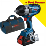 BOSCH GDS 18V-1000 (SOLO) Surubelnita cu impact brushless BITURBO, Li-Ion, 1000Nm, prindere 1/2