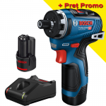 BOSCH GSR 12V-35 HX Masina de gaurit si insurubat brushless, cu 2 acumulatori Li-Ion, 3Ah, 35Nm