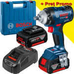 BOSCH GDS 18V-400 Surubelnita cu impact brushless, Li-Ion, 400Nm, prindere 1/2