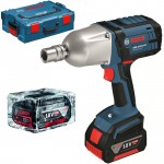 BOSCH GDS 18 V-LI HT Surubelnita cu impact cu 2 acumulatori Li-Ion, 5Ah, 650Nm + L-BOXX