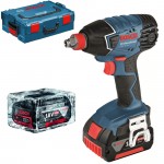 BOSCH GDX 18 V-LI Masina de insurubat cu impuls/impact cu 2 acumulatori Li-Ion, 4Ah, 180Nm + L-BOXX