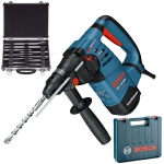 BOSCH GBH 3-28 DRE Ciocan rotopercutor SDS-plus 800 W, 3.1 J +  Set mixt 11 accesorii SDS-PLUS