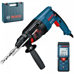 BOSCH GBH 2-26 DRE Ciocan rotopercutor SDS-plus 800 W, 2.7 J + GLM 40 Telemetru cu laser