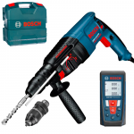 BOSCH GBH 2-26 DFR Ciocan rotopercutor SDS-plus 800 W, 2.7J + GLM 50 Telemetru cu laser