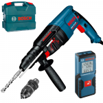 BOSCH GBH 2-26 DFR Ciocan rotopercutor SDS-plus 800 W, 2.7J + GLM 30 Telemetru cu laser