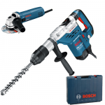 BOSCH GBH 5-40 DCE Ciocan rotopercutor SDS-max 1150 W, 8.8 J + GWS 850 C Polizor unghiular