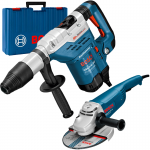 BOSCH GBH 5-40 DCE Ciocan rotopercutor SDS-max 1150 W, 8.8 J + GWS 22-230 JH Polizor unghiular