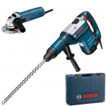 BOSCH GBH 8-45 DV Ciocan rotopercutor SDS-max 1500 W, 12.5 J + GWS 850 C Polizor unghiular