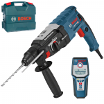 BOSCH GBH 2-28 Ciocan rotopercutor SDS-plus 880 W, 3.2 J + GMS 120 Detector de metale