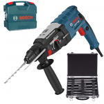 BOSCH GBH 2-28 Ciocan rotopercutor SDS-plus 880 W, 3.2 J +  Set mixt 11 accesorii SDS-PLUS