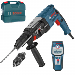 BOSCH GBH 2-28 F Ciocan rotopercutor SDS-plus 880 W, 3.2 J + GMS 120 Detector de metale