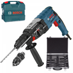 BOSCH GBH 2-28 F Ciocan rotopercutor SDS-plus 880 W, 3.2 J +  Set mixt 11 accesorii SDS-PLUS