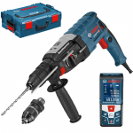 BOSCH GBH 2-28 F Ciocan rotopercutor SDS-plus 880 W, 3.2 J + L-BOXX + GLM 50 C Telemetru cu laser (50 m) cu Bluetooth