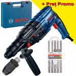 BOSCH GBH 240 F Ciocan rotopercutor SDS-plus 790 W, 2.7 J +  Set 5 burghie SDS-PLUS-5X, 6/6/8/8/10 mm