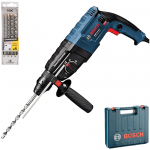 BOSCH GBH 2-24 D Ciocan rotopercutor SDS-plus 790 W, 2.7 J +  Set 4 burghie SDS PLUS 5-6-8-10 DIAGER