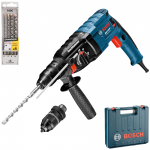 BOSCH GBH 2-24 DF Ciocan rotopercutor SDS-plus 790 W, 2.7 J +  Set 4 burghie SDS PLUS 5-6-8-10 DIAGER