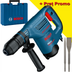 BOSCH GSH 3 E Ciocan demolator SDS-plus 650 W, 2.6 J + spitz + dalta