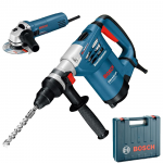 BOSCH GBH 4-32 DFR Ciocan rotopercutor SDS-plus 900 W, 4.2 J + GWS 850 CE Polizor unghiular