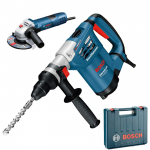 BOSCH GBH 4-32 DFR Ciocan rotopercutor SDS-plus 900 W, 4.2 J + GWS 7-115 E Polizor unghiular cu regulator