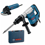 BOSCH GSH 388 Ciocan demolator SDS-max 1050 W + GWS 850 CE Polizor unghiular cu regulator